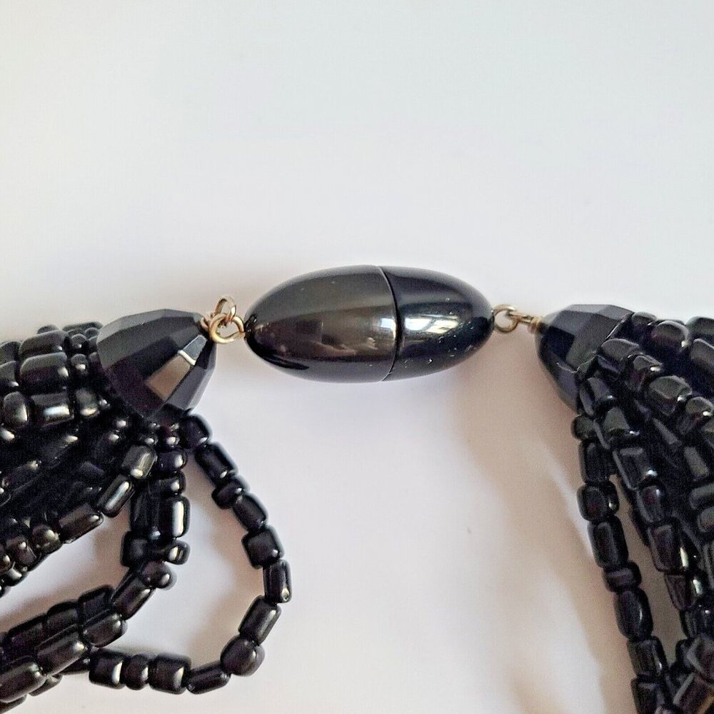 Chunky Fiocchi Italy choker necklace Totem Figure Angela Caputi 1980s Orange - Picture 6 of 9